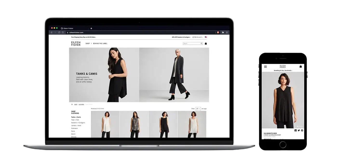Eileen Fisher Shop Filters
